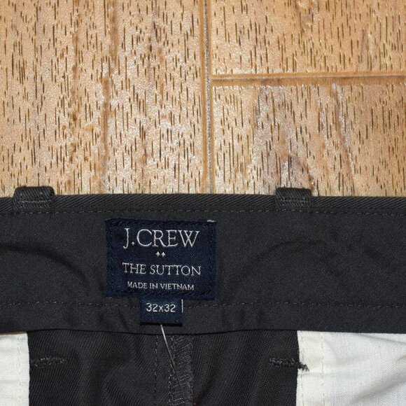 NWT J. Crew Gray The Sutton Chino Pants Sz 32x32 - Picture 9 of 10